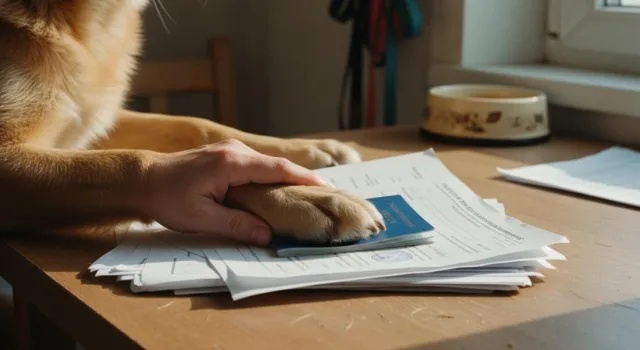 Пес с документами