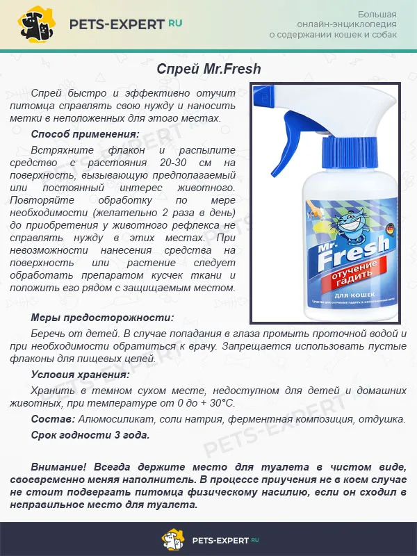 Спрей Mr.Fresh
