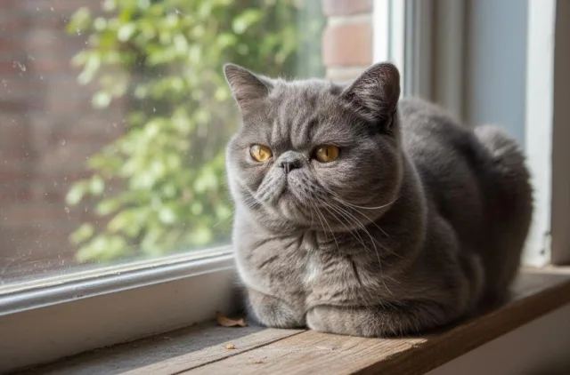 Косоглазый кот экзот