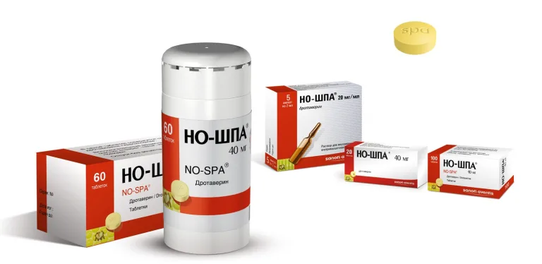 Форма выпуска препарата Но-Шпа