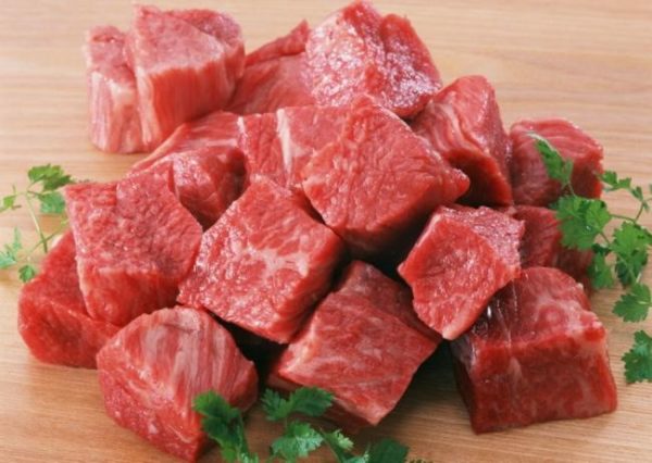 Свежее мясо должно занимать не менее 70% в миске чунцина