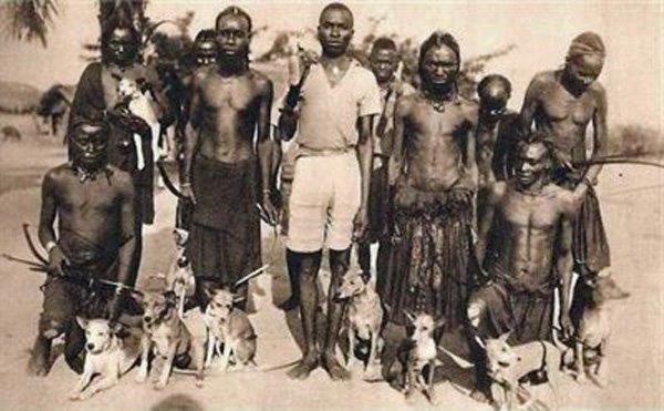 Африканское племя и прародители басенджи